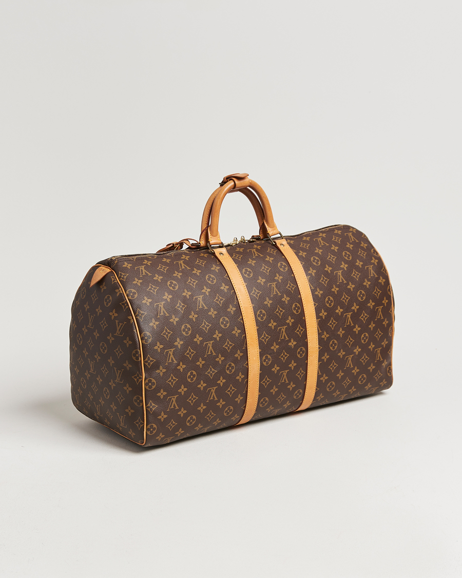 Men | Louis Vuitton Pre-Owned Keepall 55 Monogram | Louis Vuitton Pre-Owned | Keepall 55 Monogram