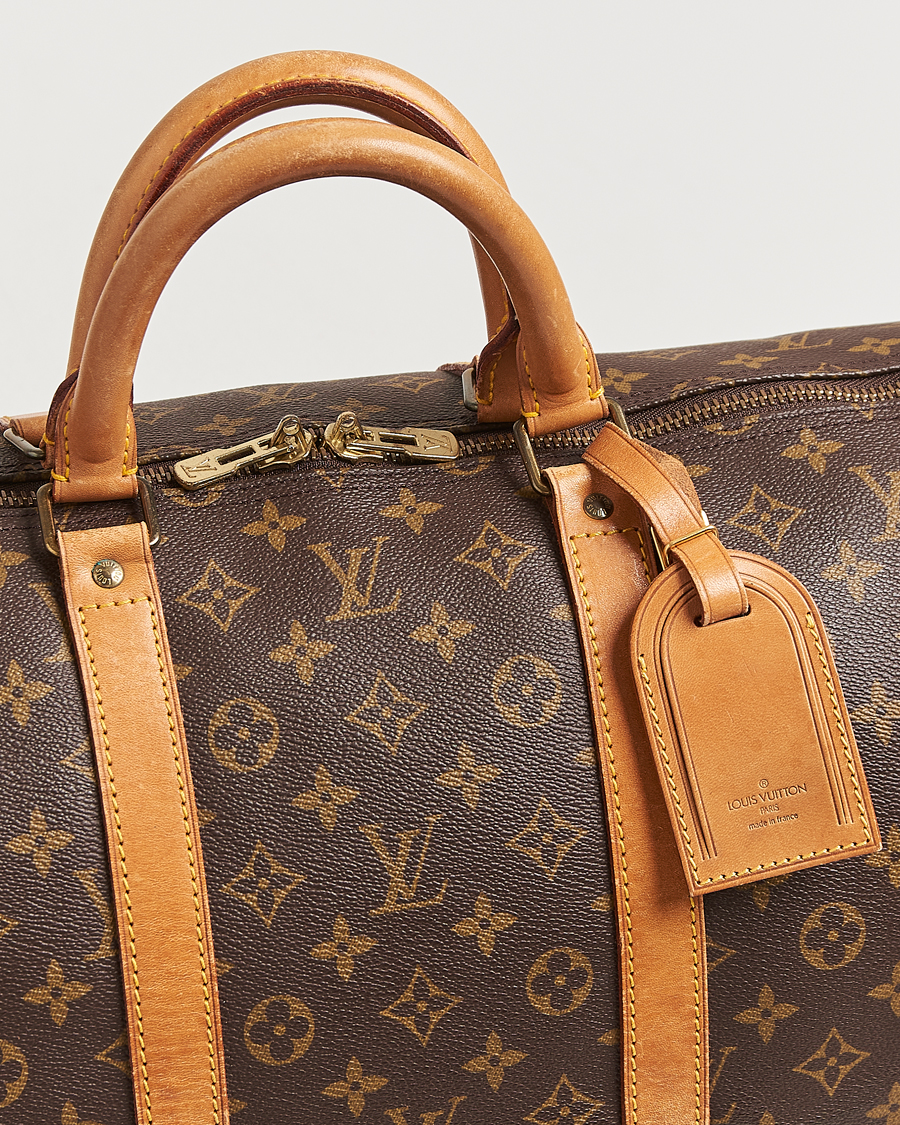 Men | Louis Vuitton Pre-Owned Keepall 55 Monogram | Louis Vuitton Pre-Owned | Keepall 55 Monogram