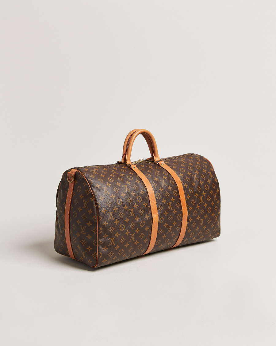 Men | Louis Vuitton Pre-Owned Keepall Bandoulière 55 Monogram | Louis Vuitton Pre-Owned | Keepall Bandoulière 55 Monogram