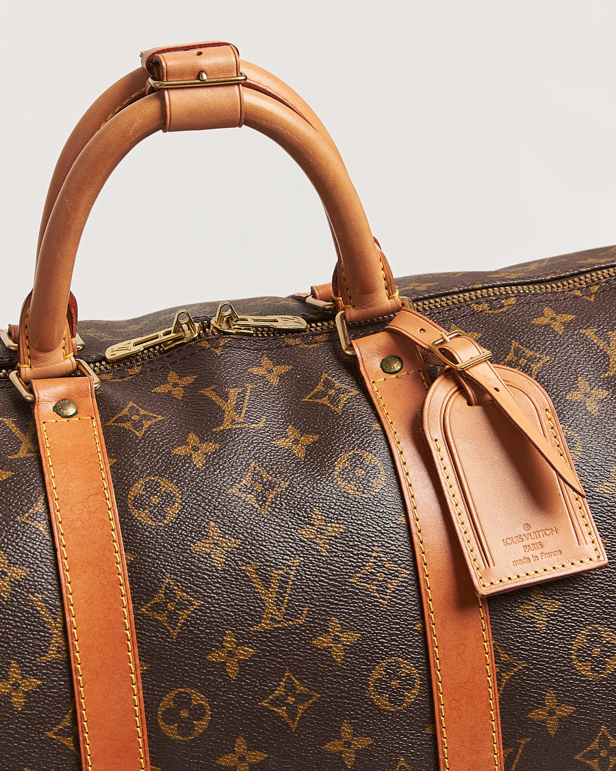 Men | Louis Vuitton Pre-Owned Keepall Bandoulière 55 Monogram | Louis Vuitton Pre-Owned | Keepall Bandoulière 55 Monogram