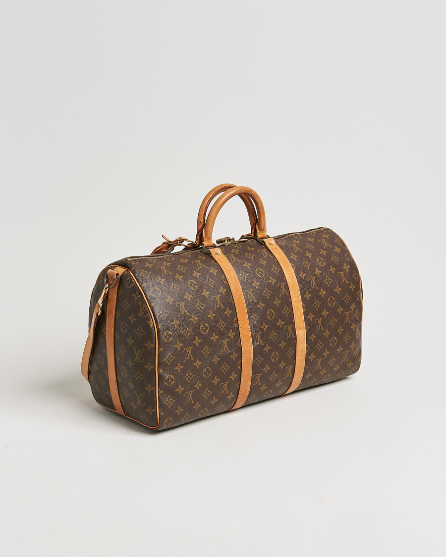 Men | Louis Vuitton Pre-Owned Keepall Bandoulière 50 Monogram | Louis Vuitton Pre-Owned | Keepall Bandoulière 50 Monogram