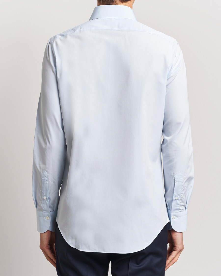 Men | Shirts | Finamore Napoli | Milano Slim Fit Classic Shirt Light Blue