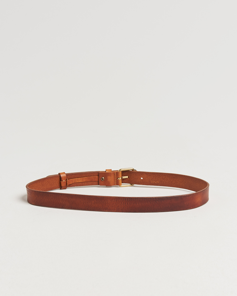 Men | Belts | Nudie Jeans | Dwayne Leather Belt Toffee Brown