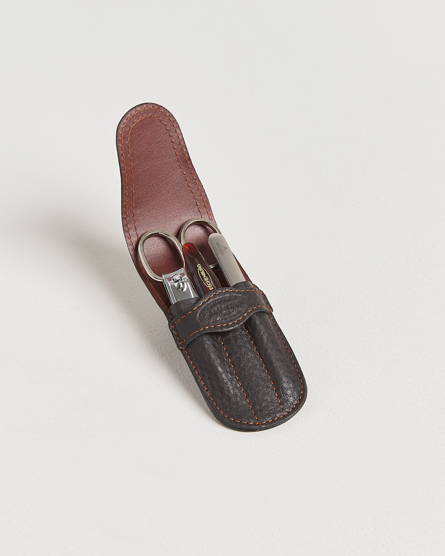 Men | Home | F. Hammann | Small Manicure Set Dark Brown