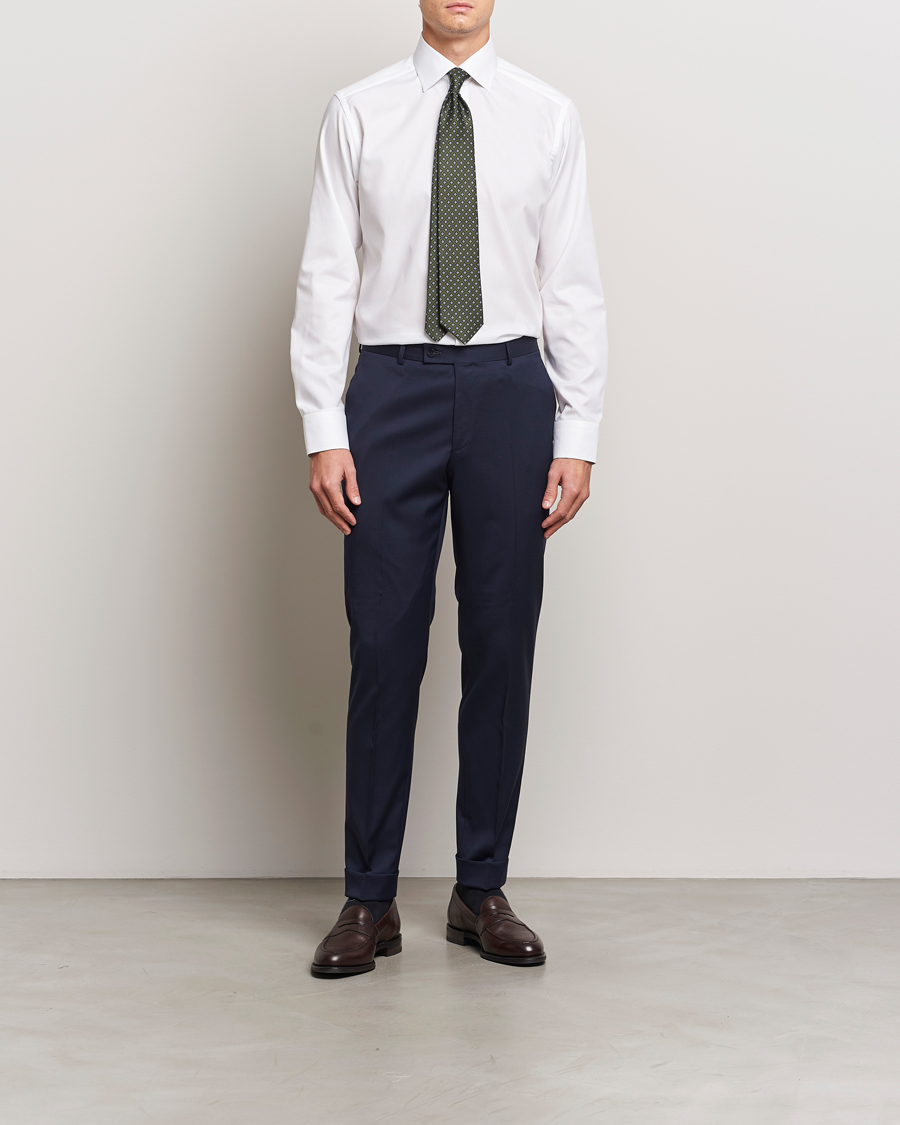 Men | Shirts | Eton | Slim Fit Oxford Shirt White