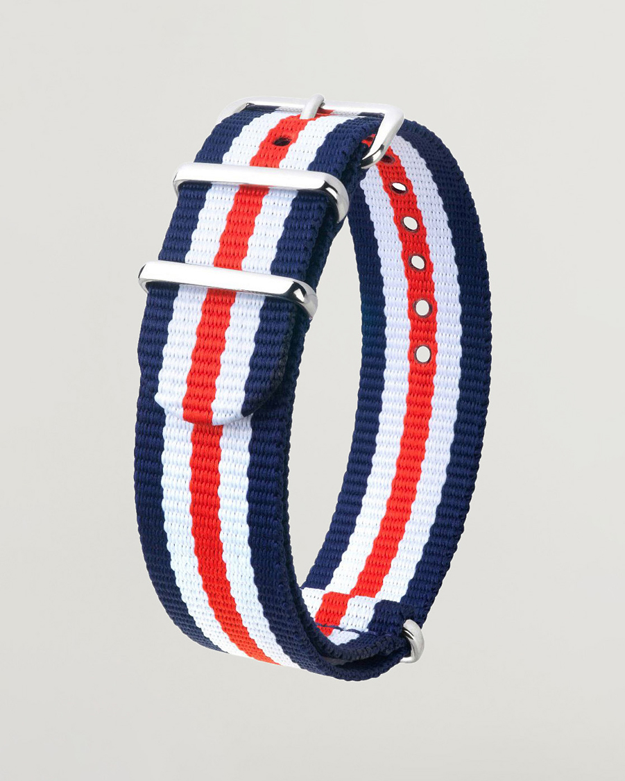 Men | Watch straps | HIRSCH | Rush Striped Nato Watch Strap