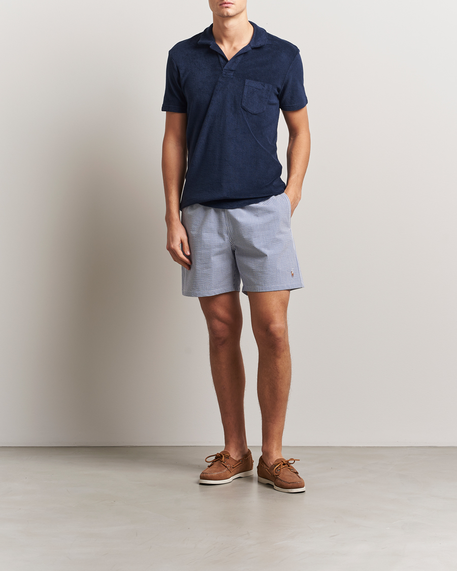 Polo Ralph Lauren Traveler Mid Trunk Seersucker Cruise Royal at