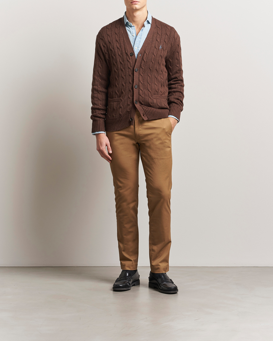 Polo Ralph Lauren Slim Fit Stretch Chinos Honey Brown at