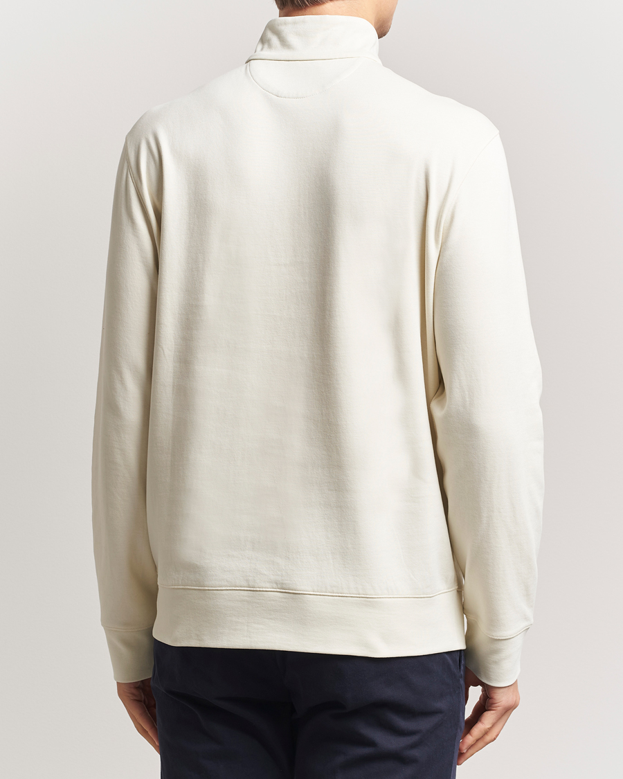 Men | Sweaters & Knitwear | Polo Ralph Lauren | Double Knit Half-Zip Sweater Parchment Cream
