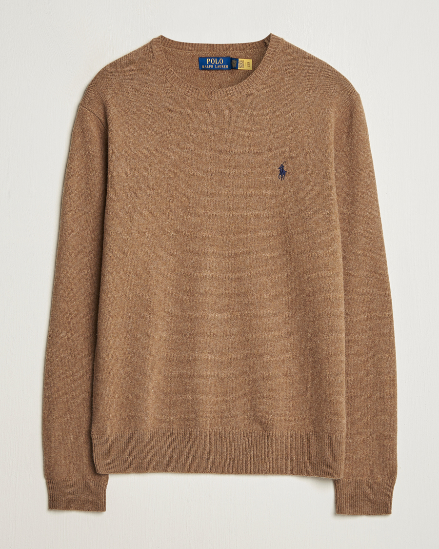 Men | Sweaters & Knitwear | Polo Ralph Lauren | Cotton/Wool Pullover Copper Melange