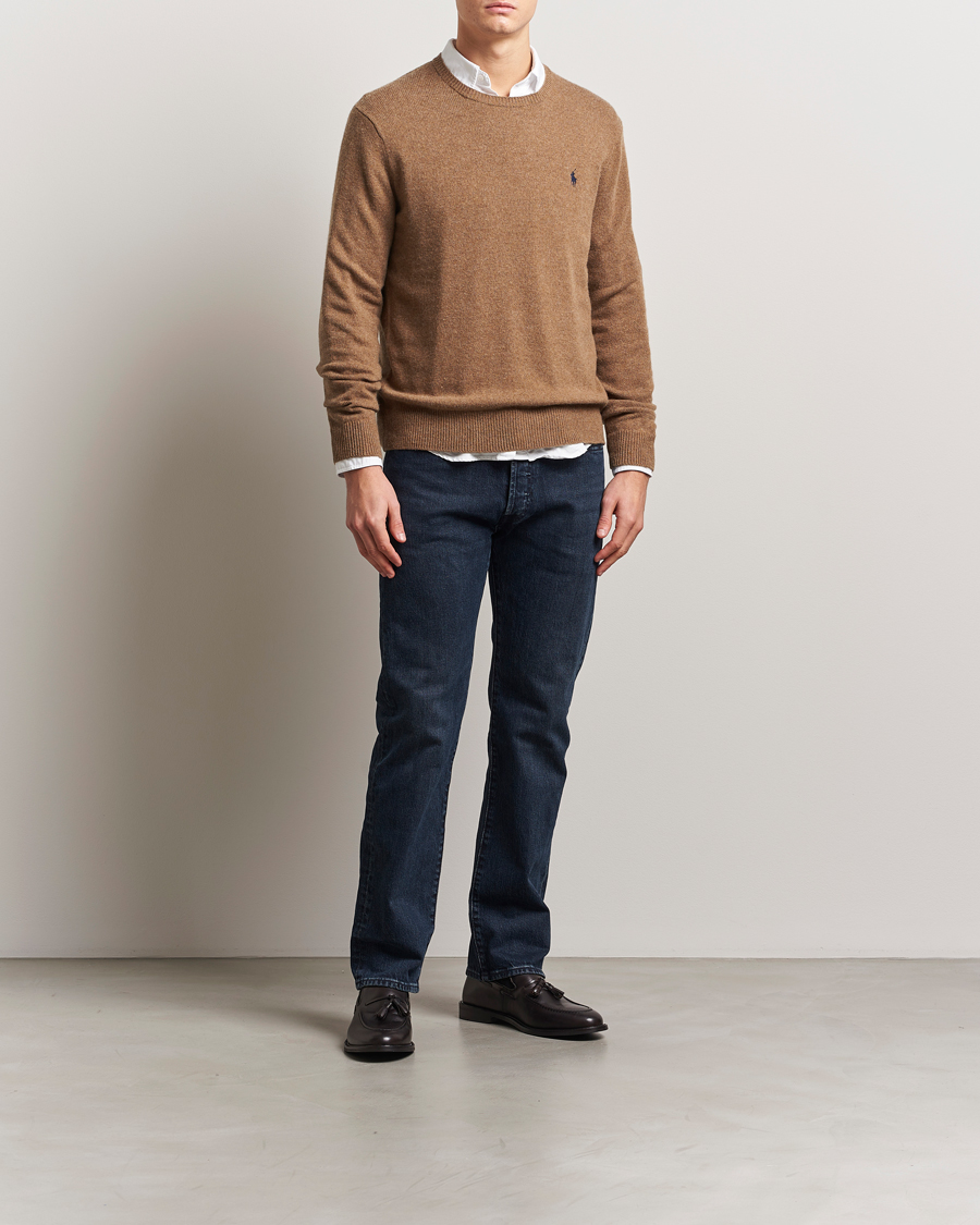 Men | Sweaters & Knitwear | Polo Ralph Lauren | Cotton/Wool Pullover Copper Melange