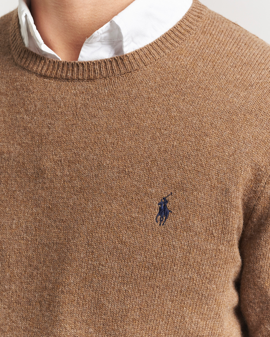 Men | Sweaters & Knitwear | Polo Ralph Lauren | Cotton/Wool Pullover Copper Melange