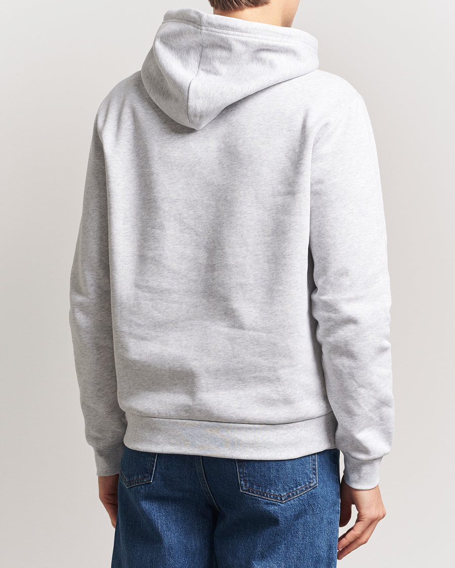 Men | Sweaters & Knitwear | A.P.C. | Rue Madame Hoodie Heather Grey/Black