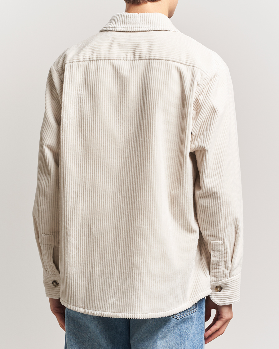 Men | Shirts | A.P.C. | Boris Wide-wale Corduroy Overshirt Ecru