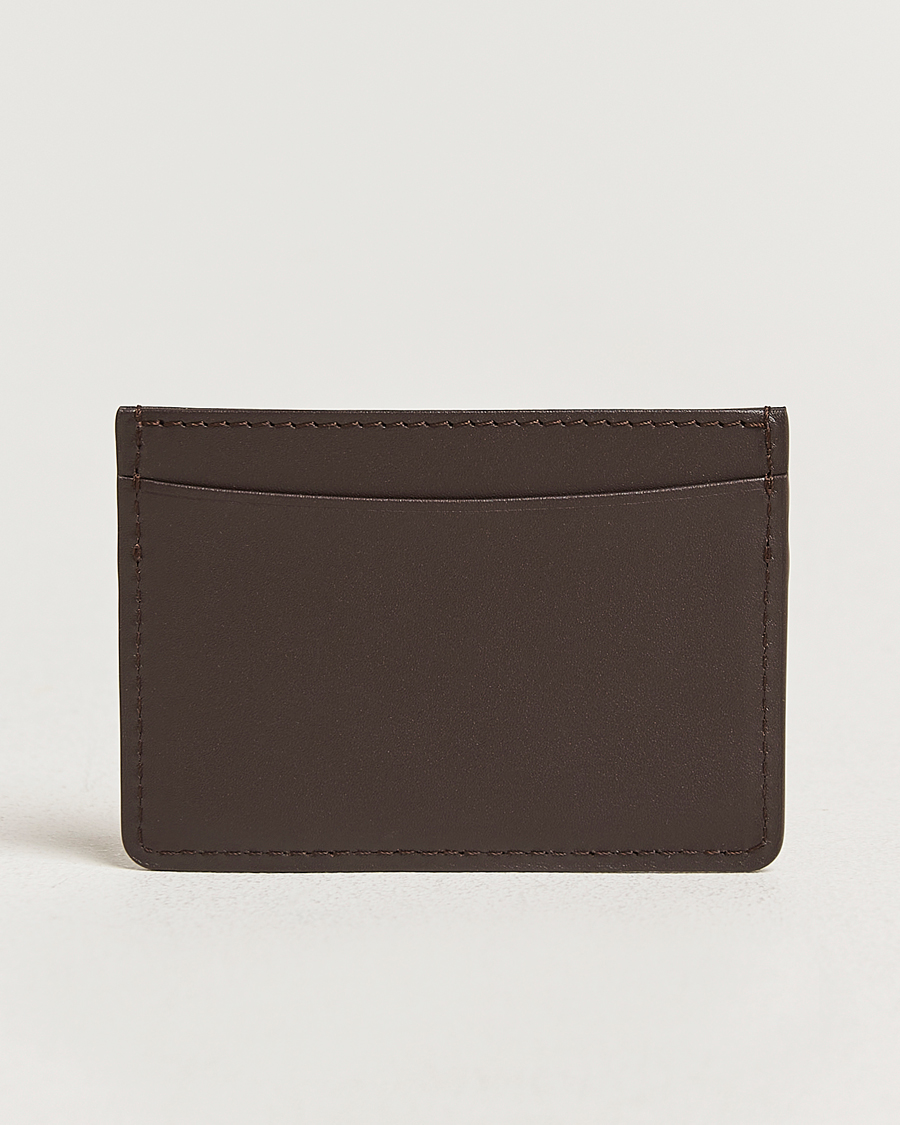 Men | Wallets | A.P.C. | A.P.C.Calf Leather Card HolderDark Brown