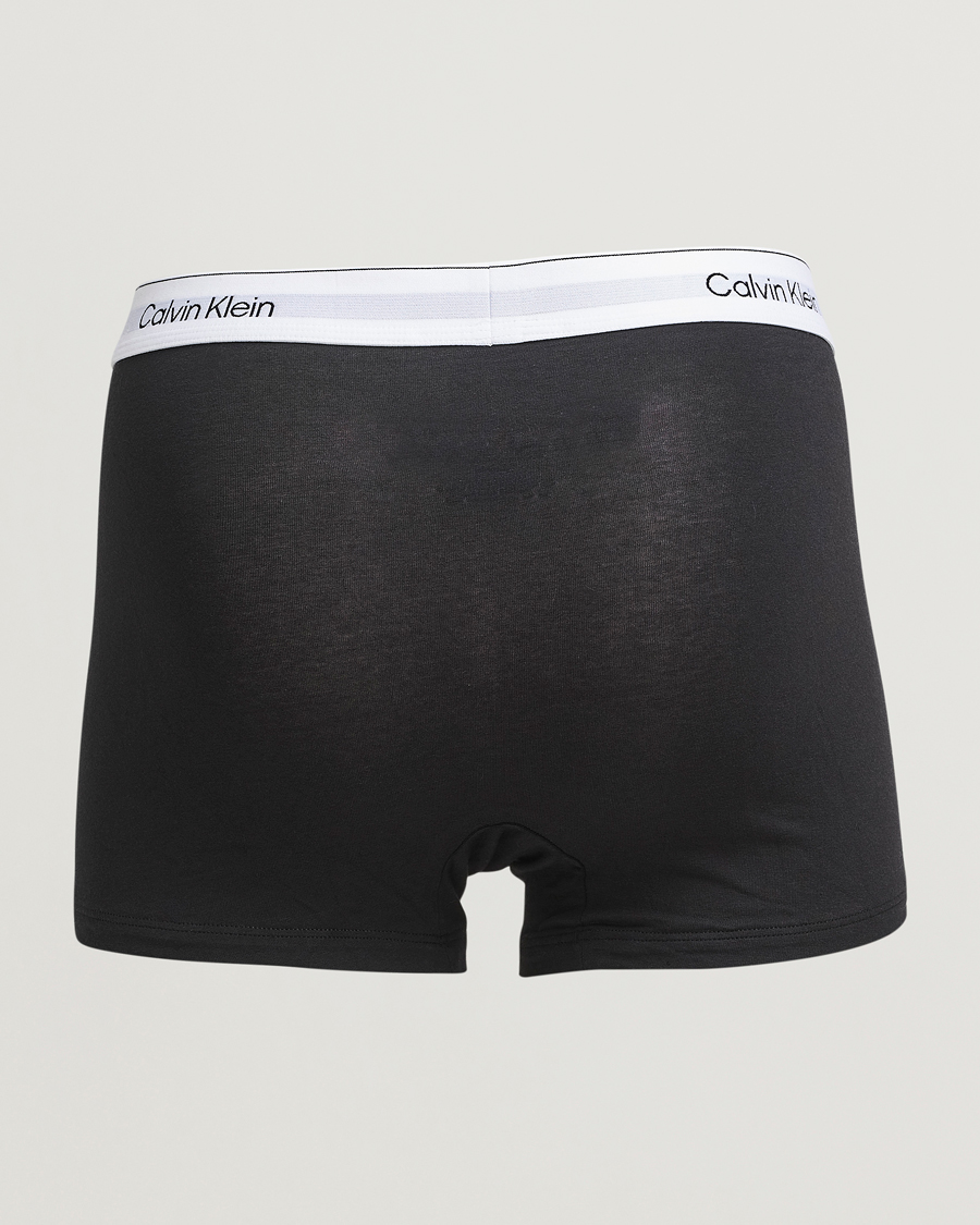 Men | Underwear & Socks | Calvin Klein | 3-Pack Icon Cotton Stretch Relaxed Trunk Black/White/Grey
