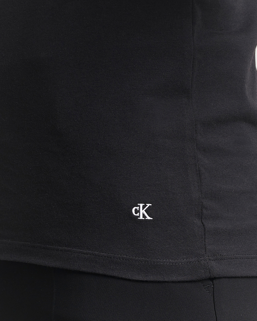 Men | T-Shirts | Calvin Klein | 3-Pack Cotton Stretch Crew Neck T-Shirt White/Black/Grey