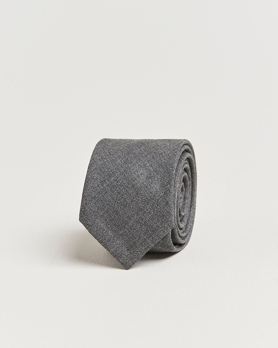 Men | Thom Browne Super 120s Wool Tie Medium Grey | Thom Browne | Super 120s Wool Tie Medium Grey
