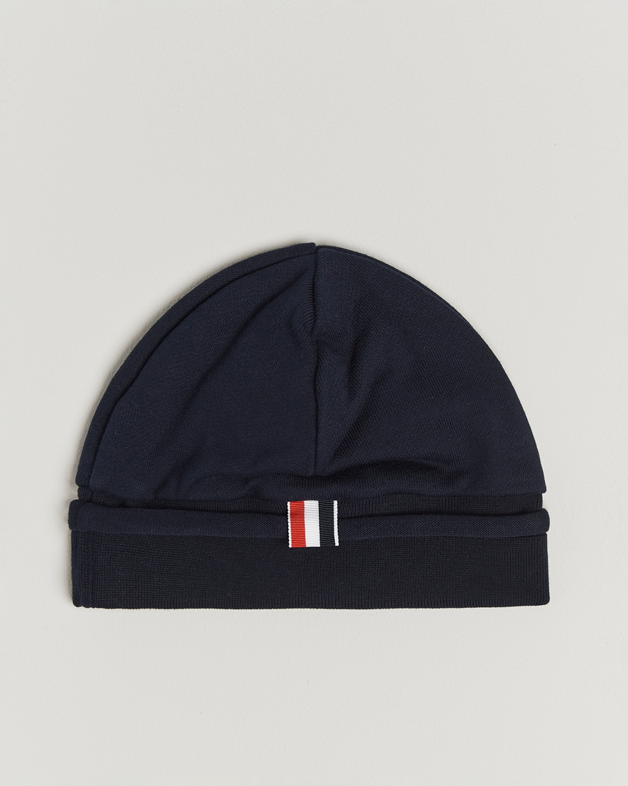 Men | Thom Browne 4-Bar Beanie Navy | Thom Browne | 4-Bar Beanie Navy