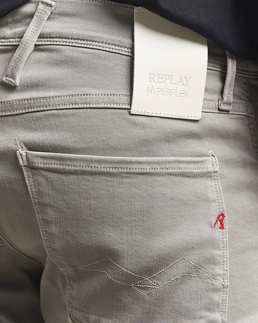 Men | Trousers | Replay | Anbass Hyperflex X.Lite 5-Pocket Pants Dim Grey