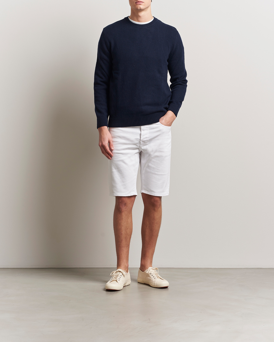 Men | Shorts | Replay | RBJ981 Stretch Denim Shorts White