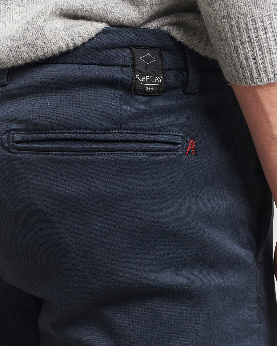 Men | Shorts | Replay | Benni Hyperflex Shorts Navy