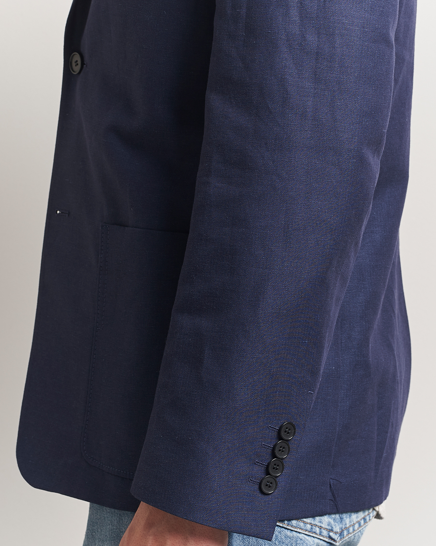 Men | Blazers | Filippa K | Patch Pocket Blazer Navy