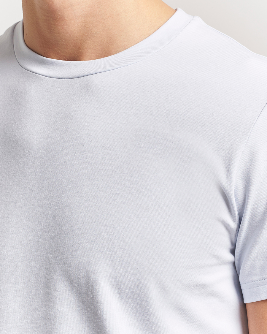 Men | T-Shirts | Filippa K | Soft Lycra T-Shirt Ice Blue