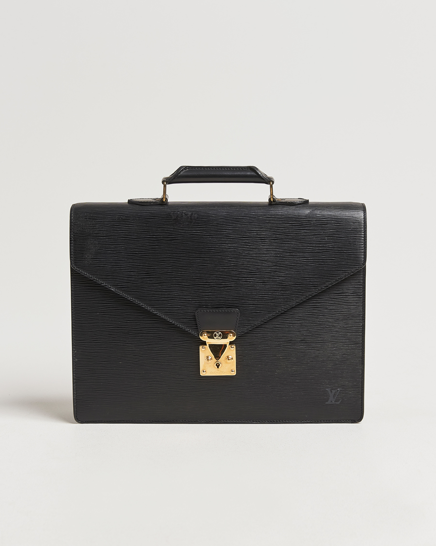 Men | Louis Vuitton Pre-Owned Ambassadeur Briefcase Black | Louis Vuitton Pre-Owned | Ambassadeur Briefcase Black