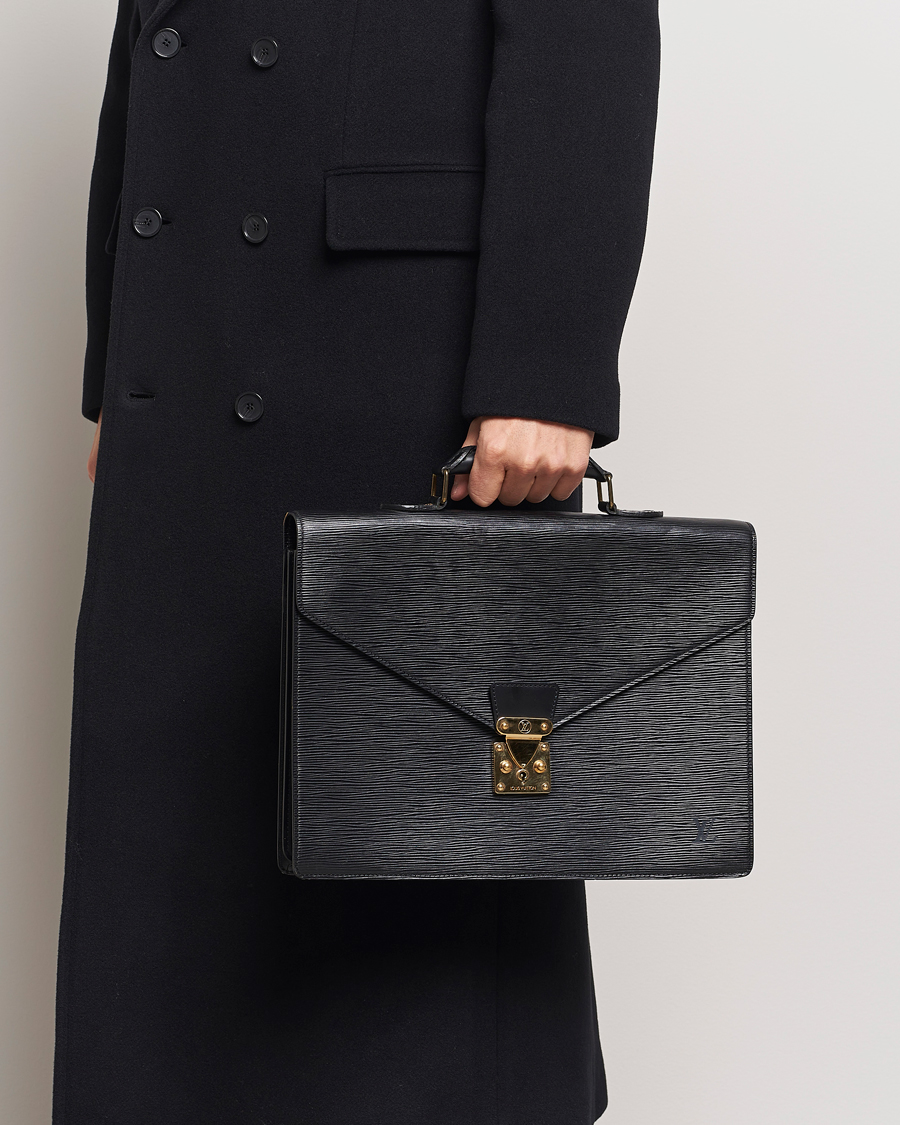 Men | Louis Vuitton Pre-Owned Ambassadeur Briefcase Black | Louis Vuitton Pre-Owned | Ambassadeur Briefcase Black