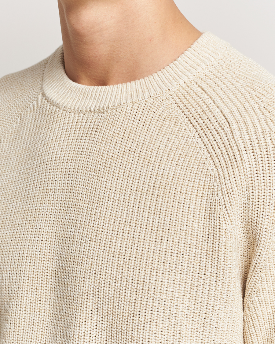 Men | Sweaters & Knitwear | NN07 | Jacobo Cotton Knitted Sweater Ivory