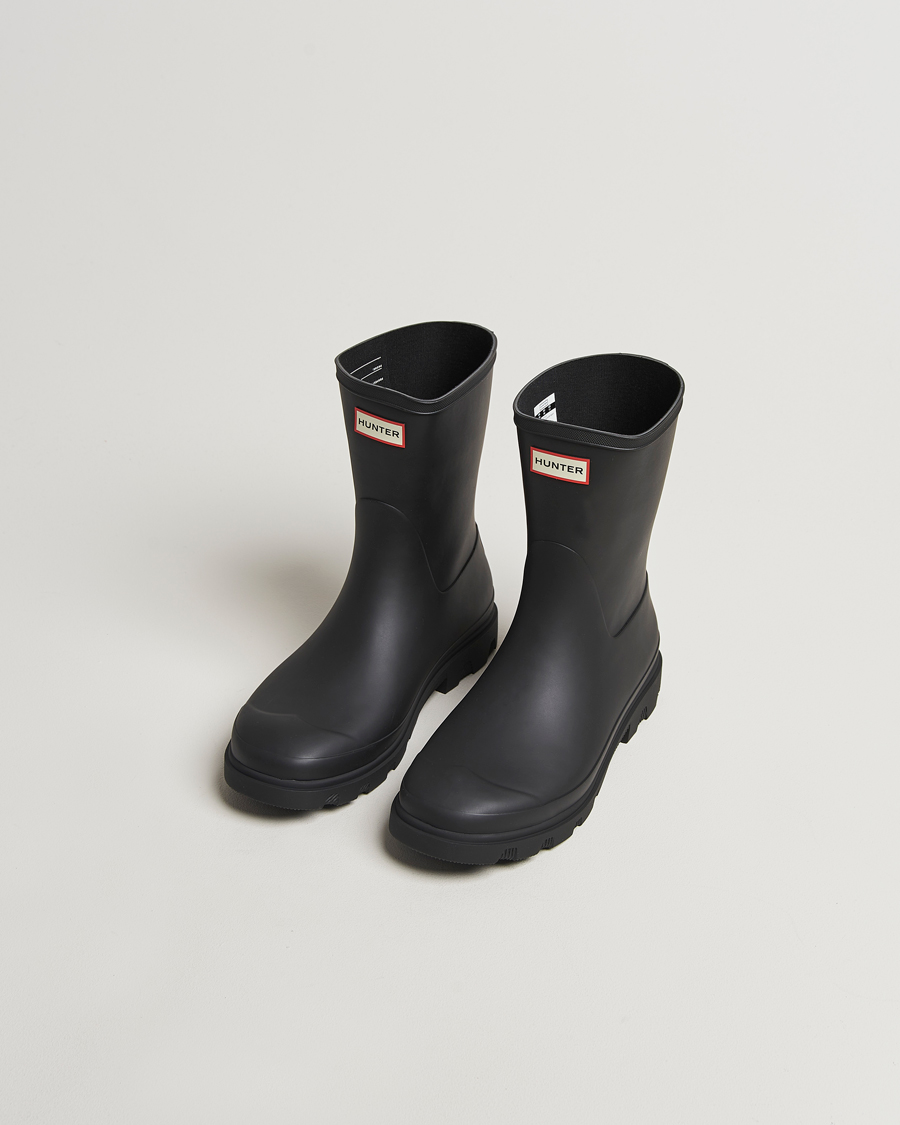 Men | Overshoes & Rubber boots | Hunter Boots | Downpour Short Boot Black