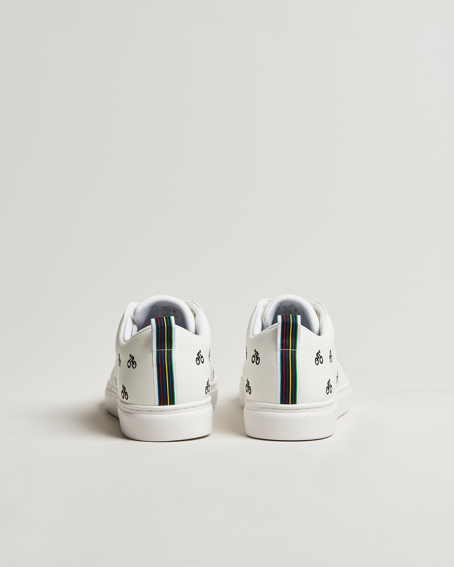 Men | PS Paul Smith Lee Cycle Embroidery Leather Sneaker White | PS Paul Smith | Lee Cycle Embroidery Leather Sneaker White
