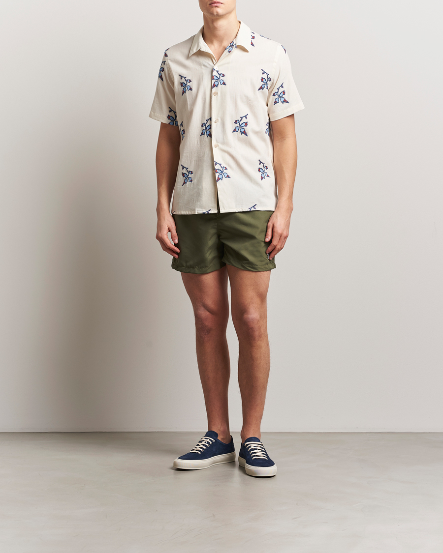 Men | Swimwear | Paul Smith | Zebra Swimshorts Green