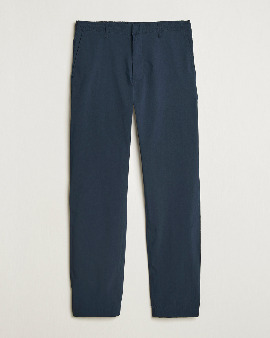Men | Trousers | PS Paul Smith | Drawstring Chinos Navy