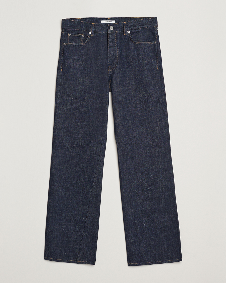 Men | Jeans | Sunflower | Straight Twist Jeans Simple Rinse Blue