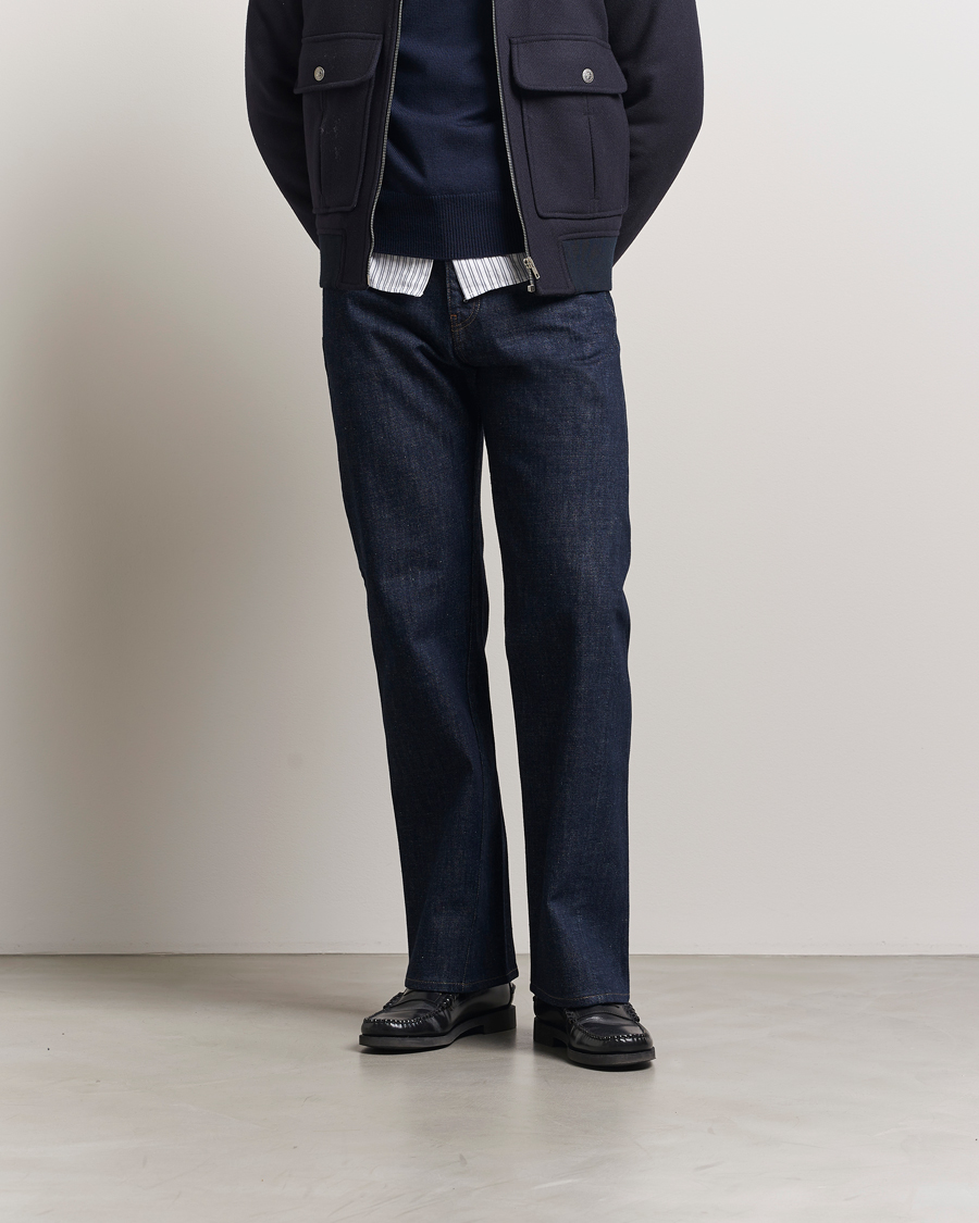 Men | Jeans | Sunflower | Straight Twist Jeans Simple Rinse Blue