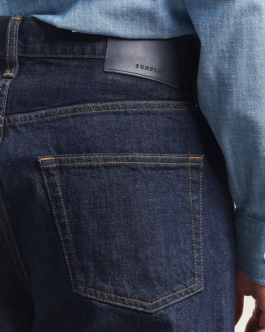 Men | Jeans | Sunflower | Loose Jeans Simple Rinse Blue