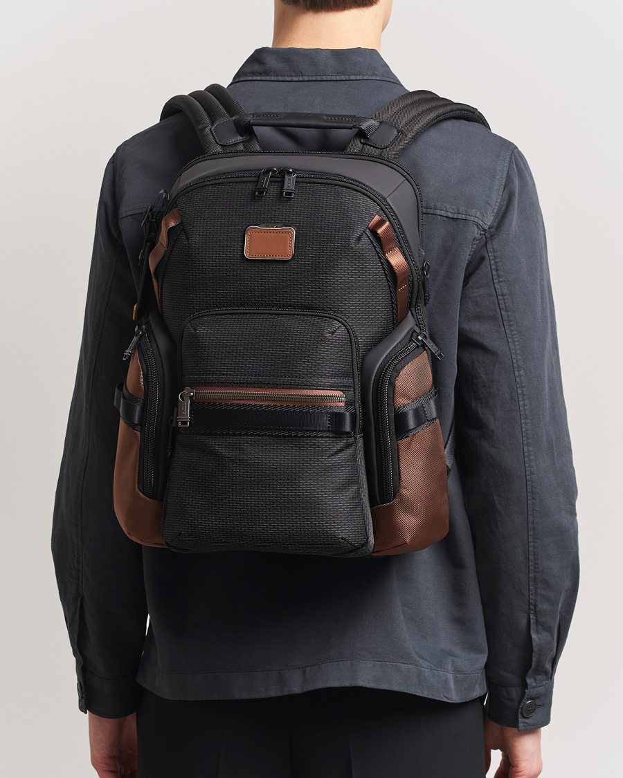 TUMI Alpha Bravo Navigation Backpack Black Onyx at CareOfCarl.com TUMI Alpha Bravo Navigation Backpack Black Onyx at CareOfCarl.com