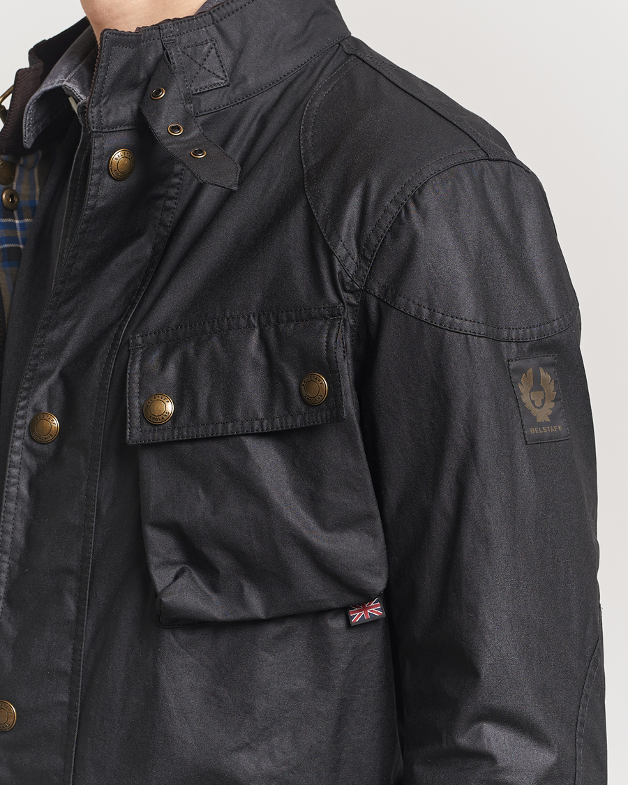 Men | Coats & Jackets | Belstaff | Trailmaster Wax Jacket Black