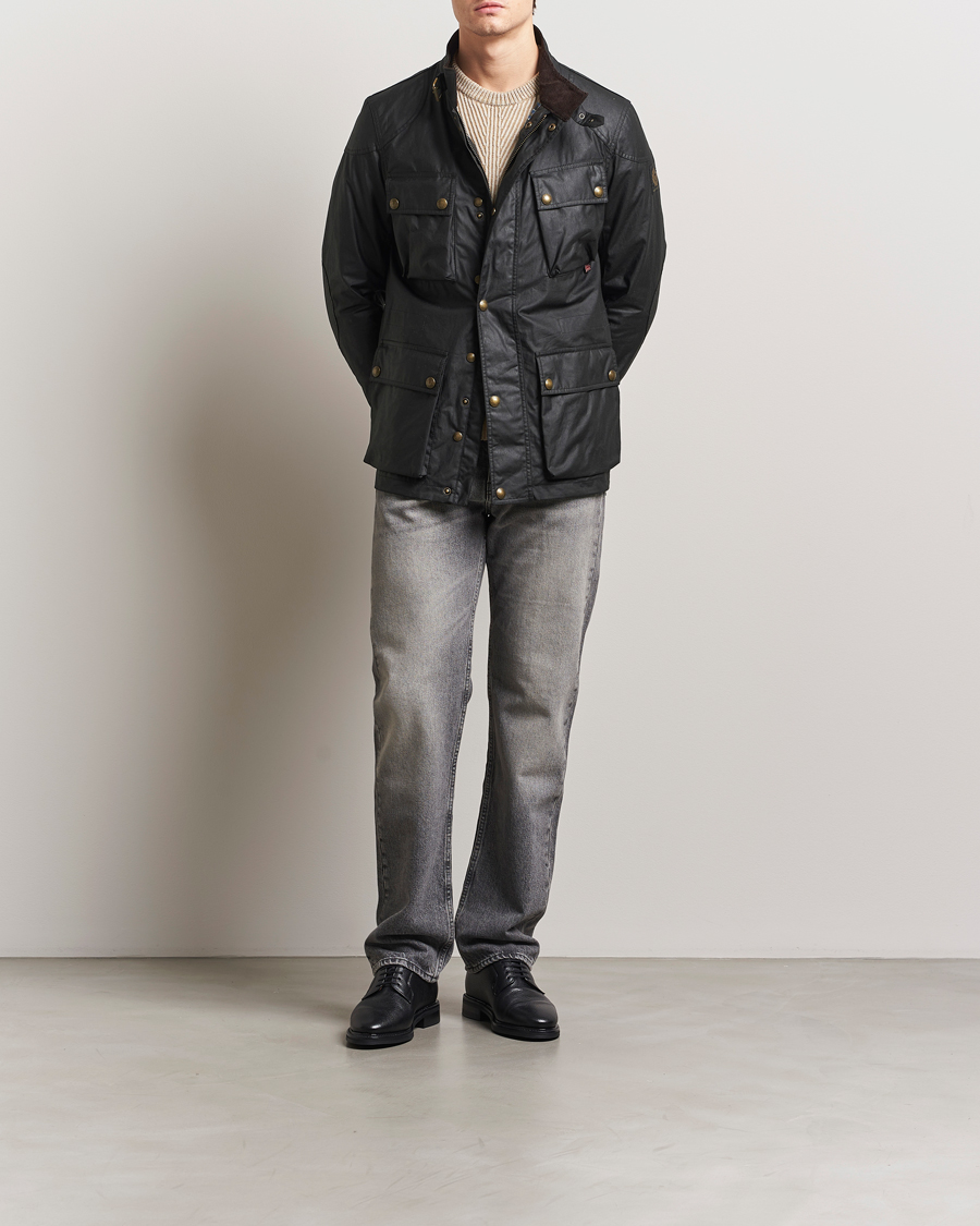 Men | Coats & Jackets | Belstaff | Fieldmaster Wax Jacket Black