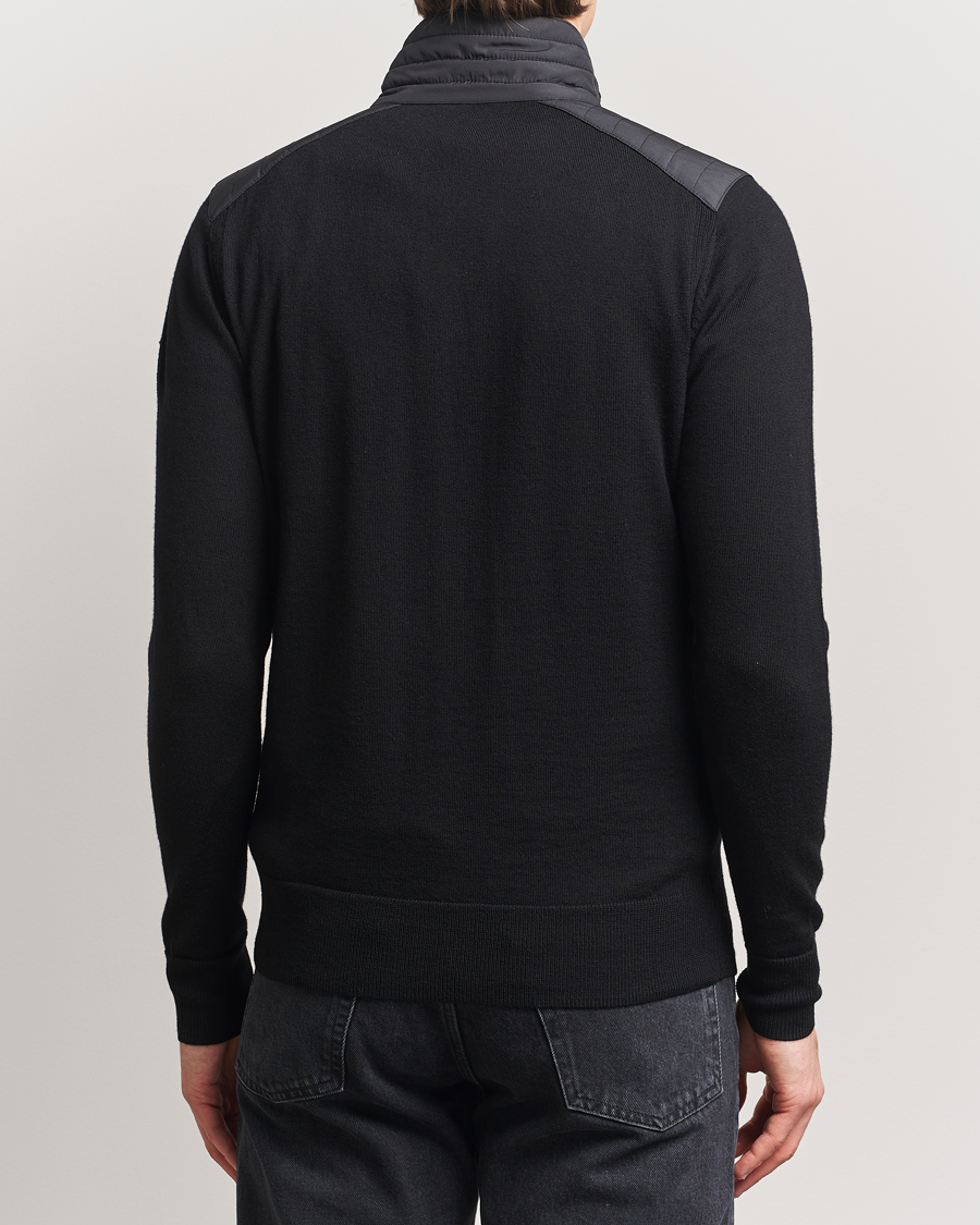 Men | Sweaters & Knitwear | Belstaff | Kilmington Quarter Zip Jumper Black