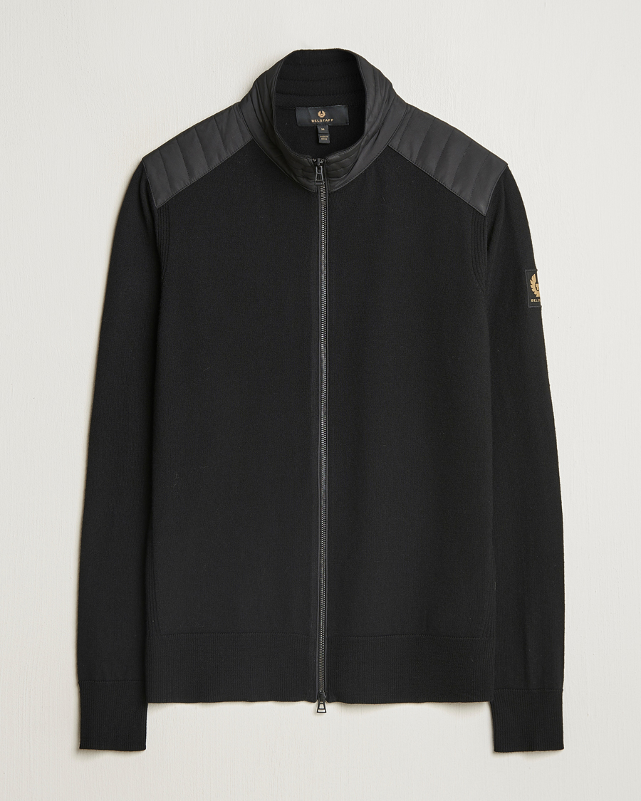 Men | Sweaters & Knitwear | Belstaff | Kelby Zip Cardigan Black