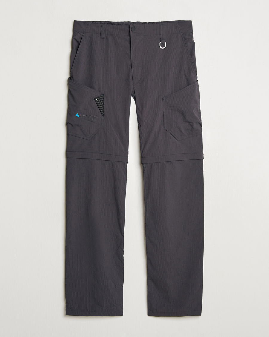 Men | Trousers | Klättermusen | Jorid Zip Off Pants Raven