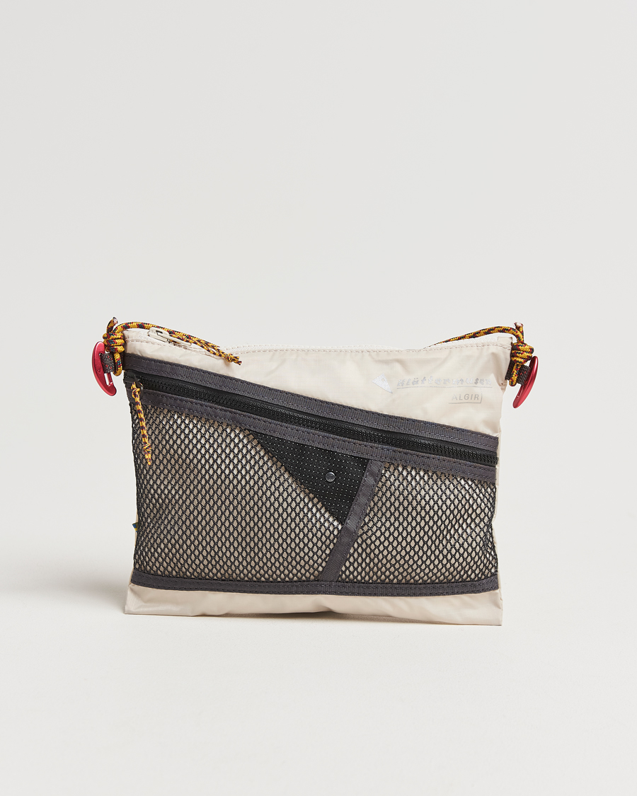 Men | Bags | Klättermusen | Algir Accessory Bag Medium Putty Grey