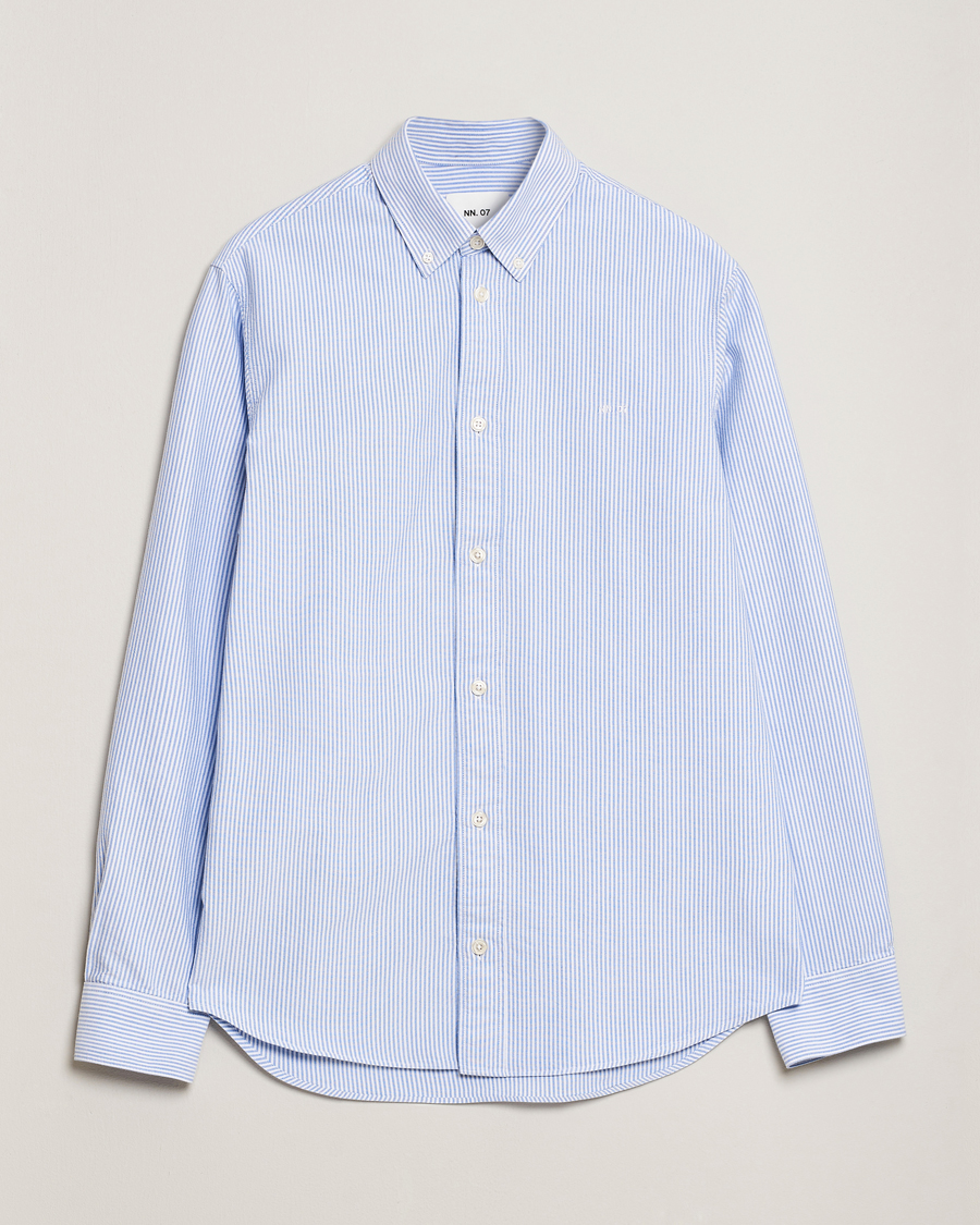 Men | Shirts | NN07 | Colby Oxford Shirt Blue/White