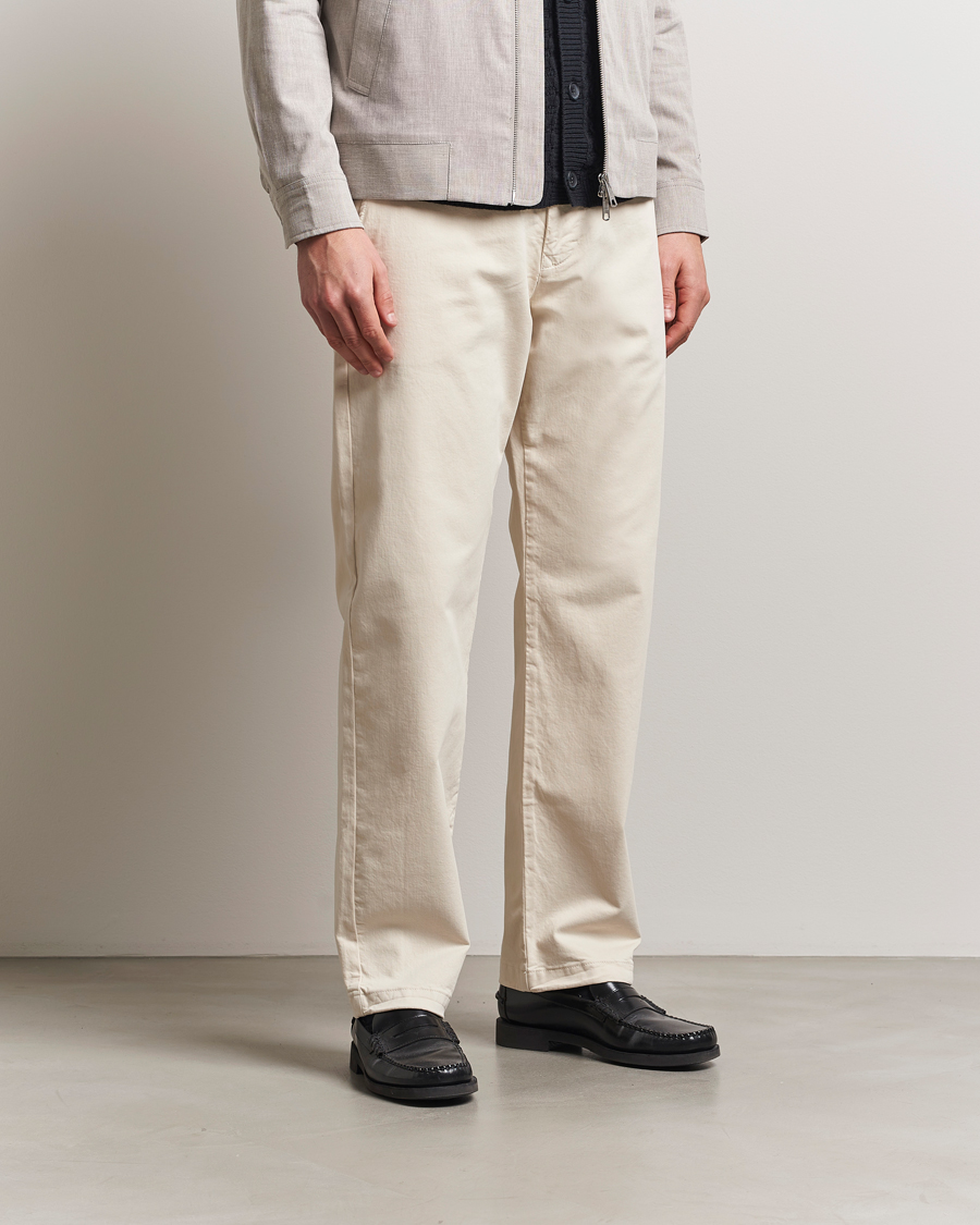 Men | Trousers | NN07 | Aden Regular Fit Chinos Ivory