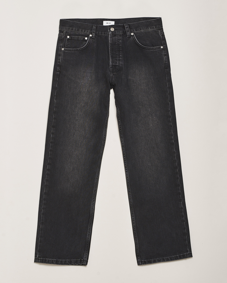 Men | Trousers | NN07 | Sonny Regular Fit Jeans Washed Black