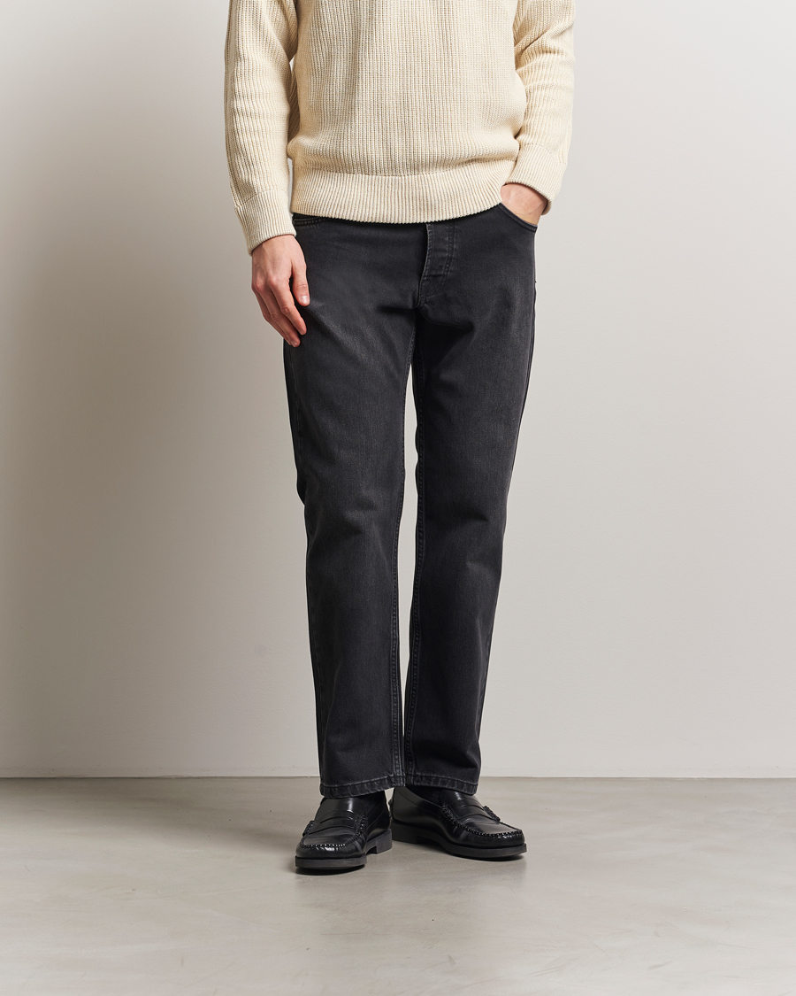 Men | Trousers | NN07 | Sonny Regular Fit Jeans Washed Black