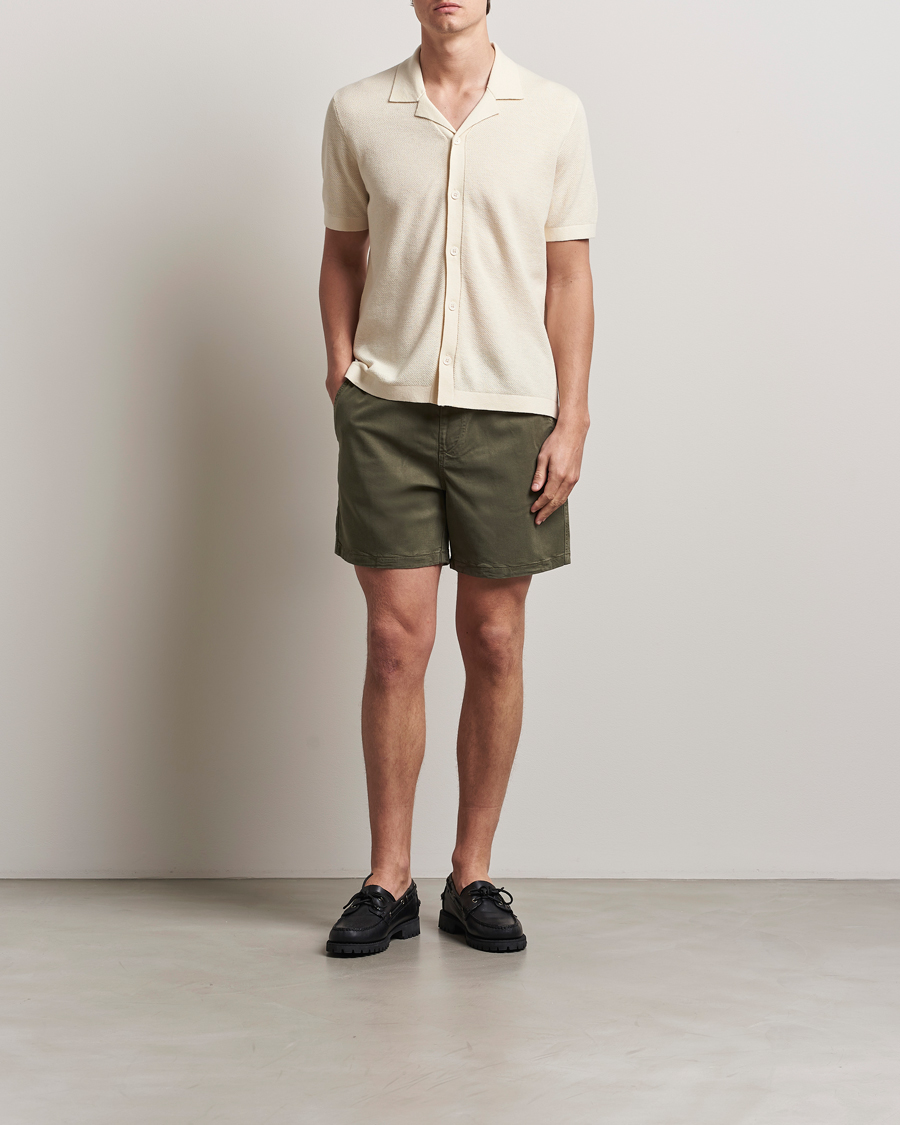 Men | Shorts | NN07 | Gregor Drawstring Shorts Capers Green